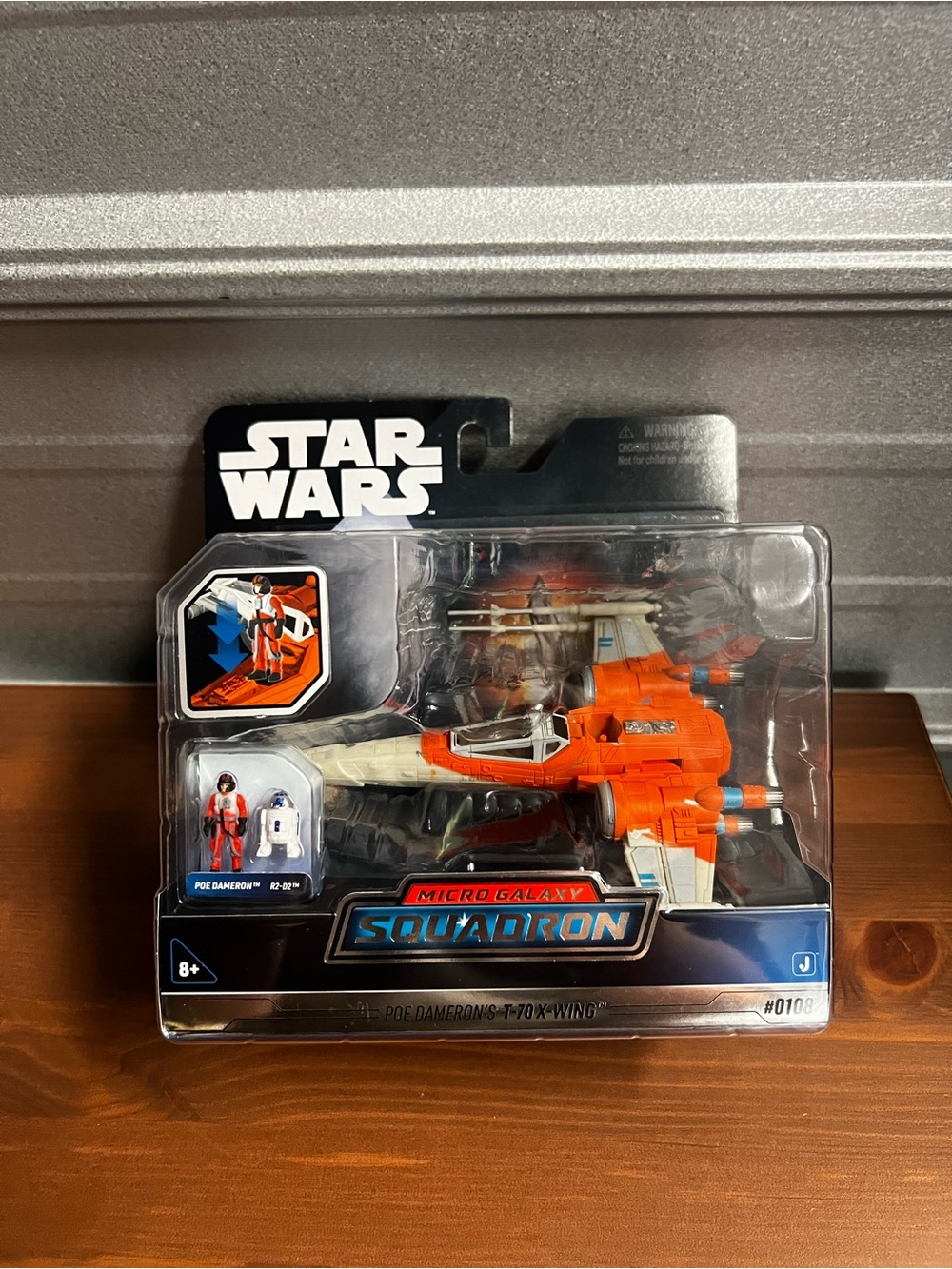 Star Wars Micro Galaxy Squadron T-70 X-wing Starfighter Poe Dameron #0108